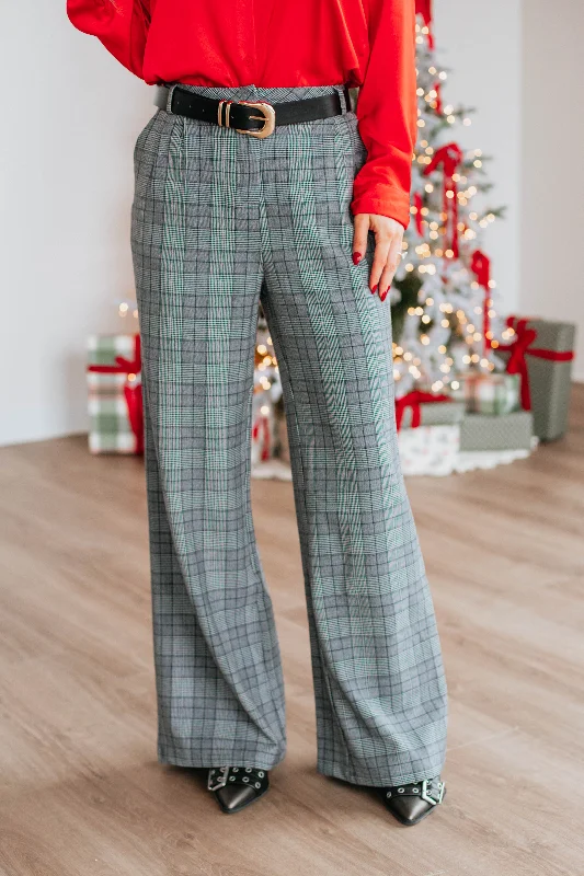 Women's Trendy Activewear Apparel Bergan Plaid Pants