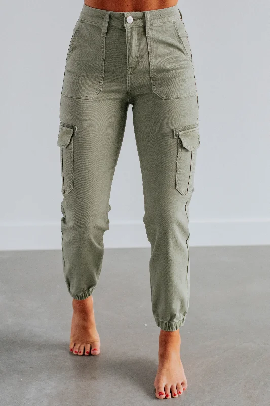 Women's Work Apparel Jadia Risen Cargo Pants - Sage