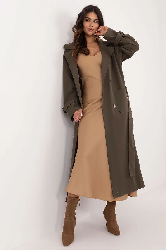 Chic Women's Attire Lakerta Classic Trench Coat