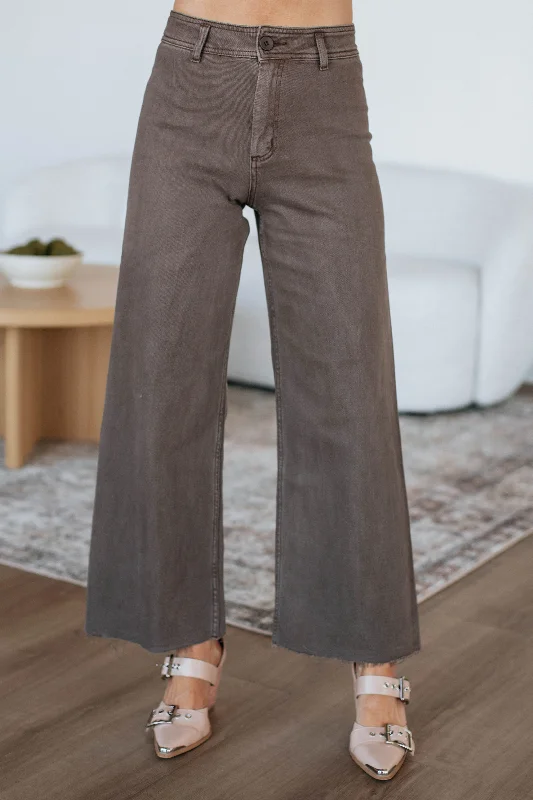 Women's Sporty Clothes Linsley Wide Leg Pants - Mocha