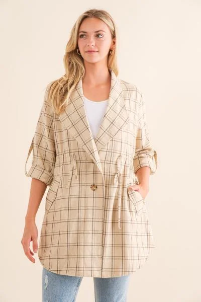 Women's Tops And Clothing Janette Plaid Shacket