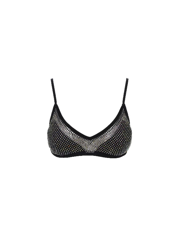 Women's Elegant Apparel Embellished Stone Bra