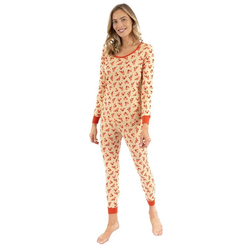 Comfortable Garments For Women Womens Two Piece Cotton Pajamas Fox