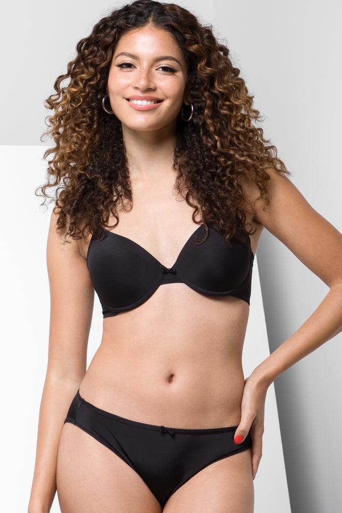 Women's Office Attire 3 Pack Smooth Bikini Black And Natural