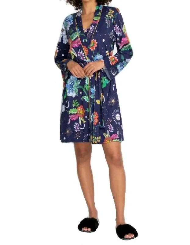 Women's Clothes For Outdoor Events Aurora Borealis Sleep Robe In Multi