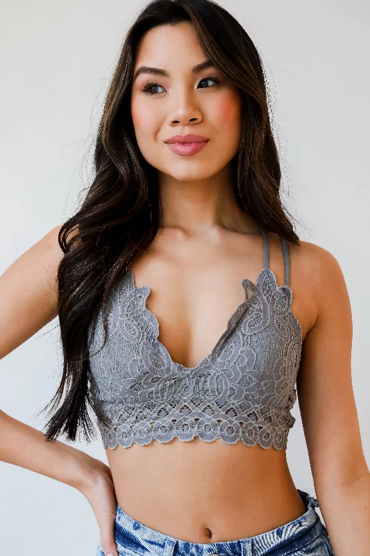 Women's Tops And Clothing Aria Lace Bralette - DU DEAL