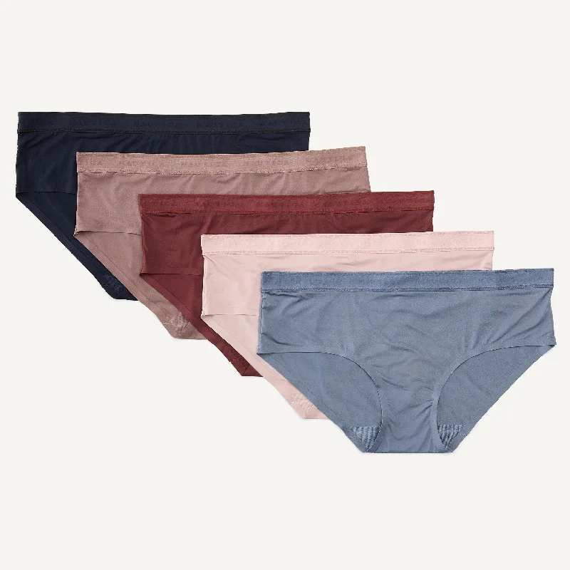 Women's Professional Apparel Nautica Womens Hipster Brief, 5-Pack