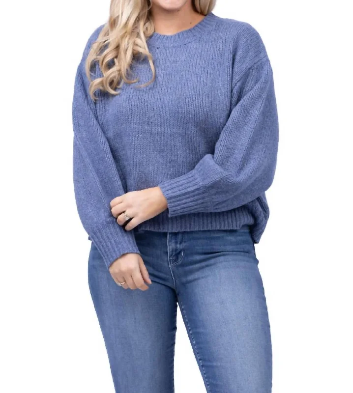 Women's Transitional Garments Bubble Pullover In Riverbed