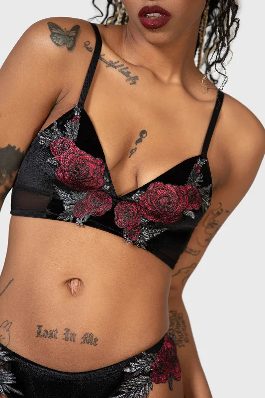 Women's Stylish Professional Garments Pandora's Roses Bra