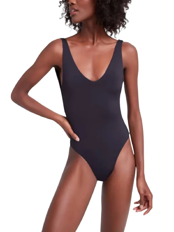 Women's Activewear Outfit Leticia Maillot Swimsuit In Black