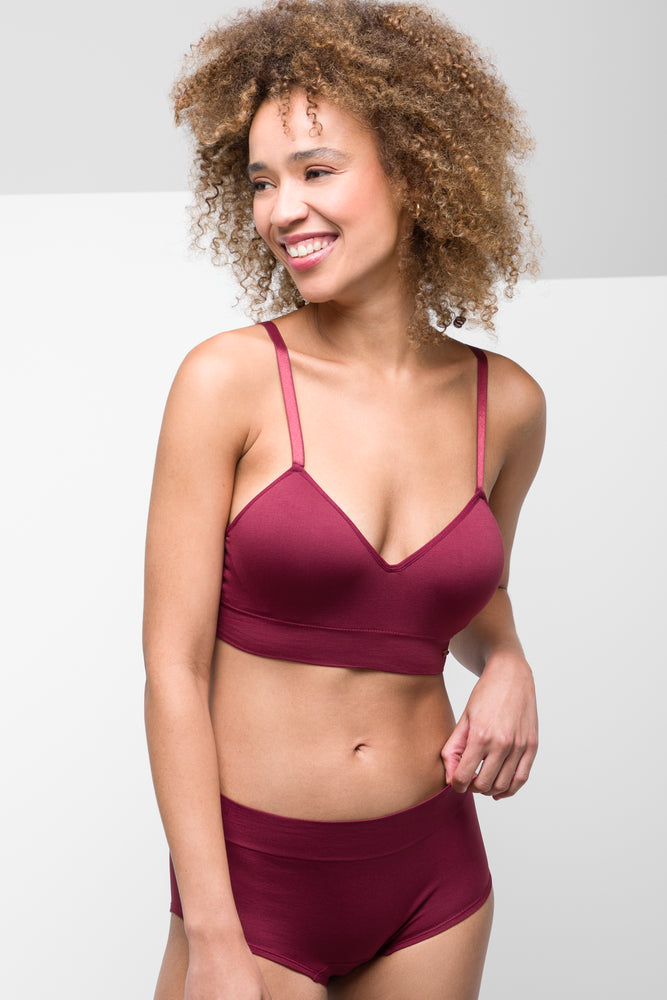 Women's Trendy Casual Outfit Seam-Free Bralette Red