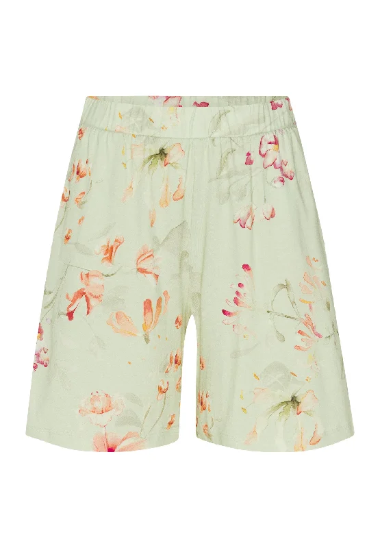 Sustainable Women's Clothing Sleep And Lounge Shorts | Aquarelle Garden 77486-1260