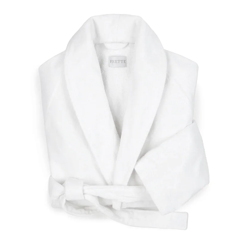 Women's Plus-Size Clothes Frette Velour Shawl Collar Robe