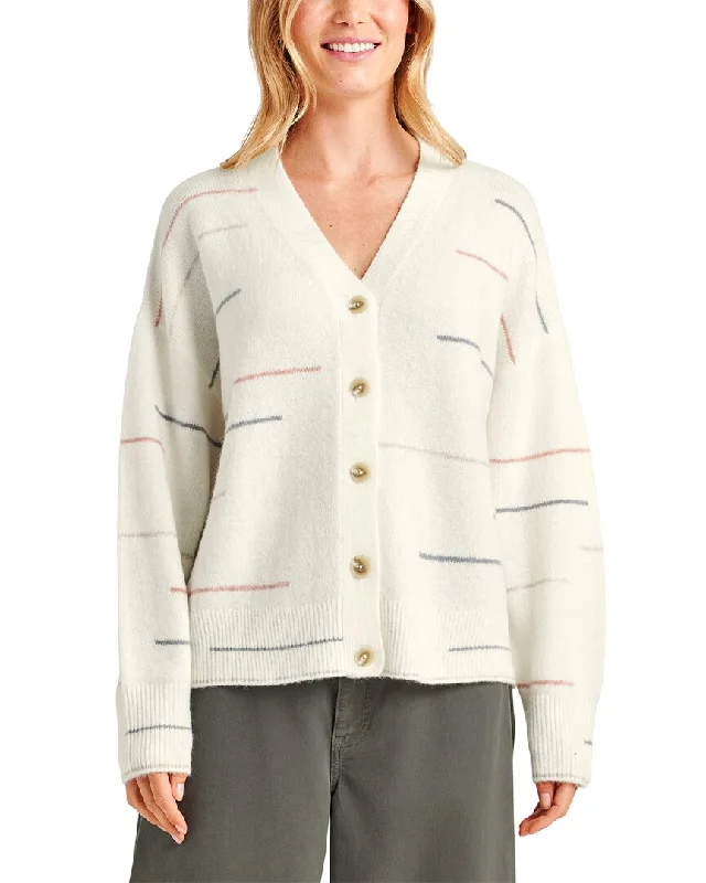 Women's Vacation Outfit Splendid Quinn Stripe Wool & Alpaca-Blend Cardigan