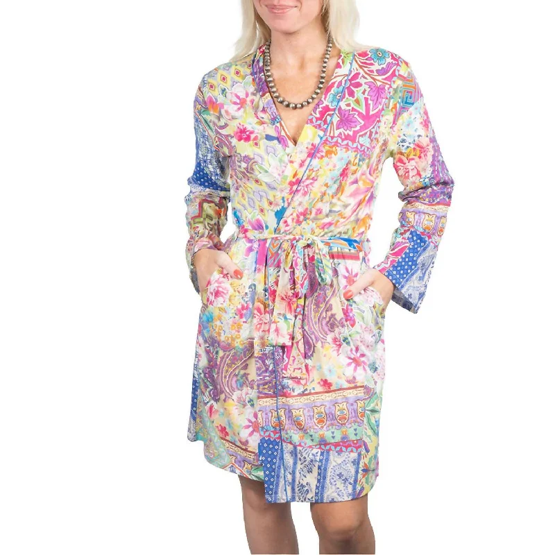 Women's Stylish Professional Garments Talavera Sleep Robe In Multi