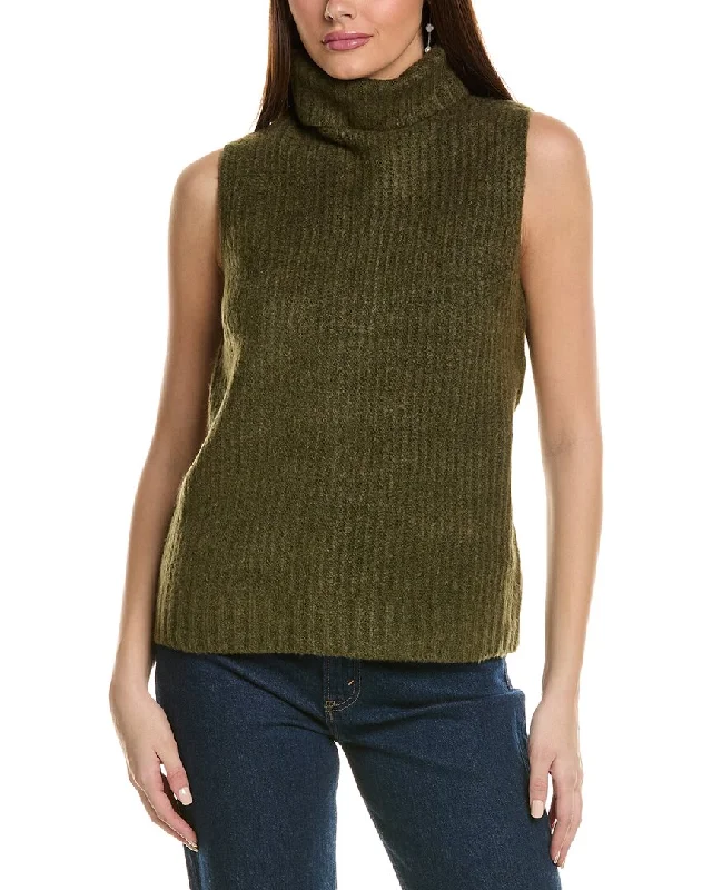 Women's Vacation Garments WAYF Turtleneck Wool-Blend Sweater