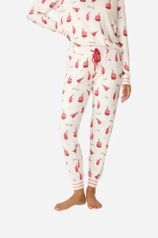 Women's Contemporary Apparel PJ Salvage Cranberries & Cocktails Jogger Pant