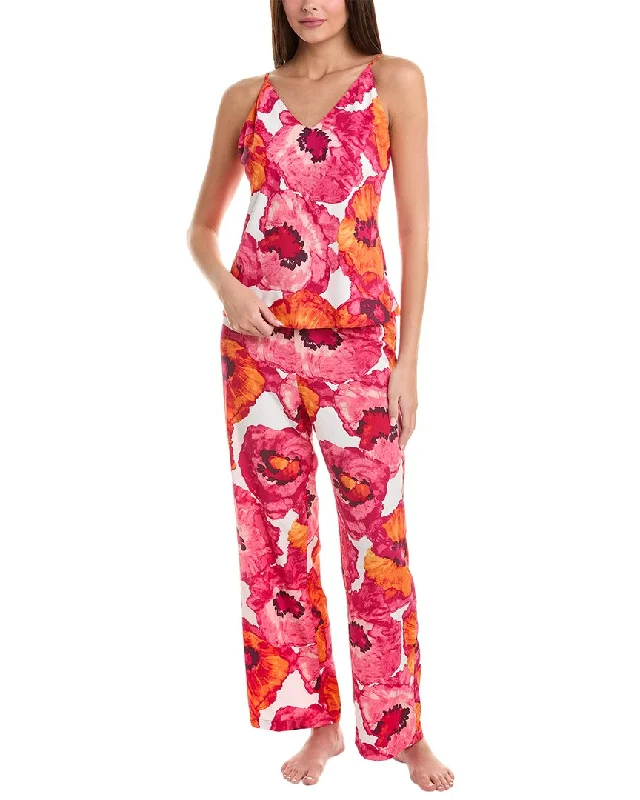 Women's Holiday Clothes Natori 2pc Poppy Pajama Set