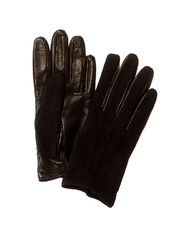 Women's Clothes For Work J.McLaughlin Valentina Cashmere-Lined Leather Gloves