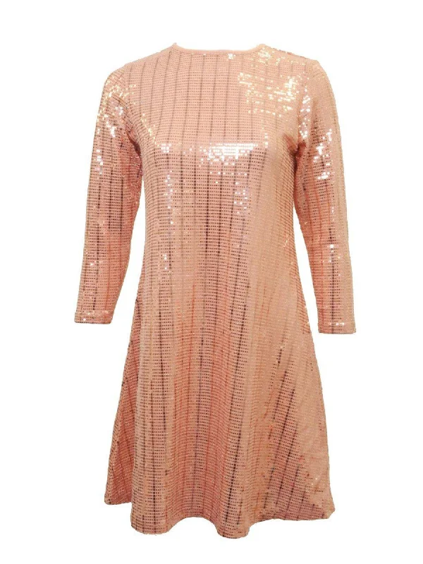 Discover Promotions KMW Juniors Sequin Swing Dress