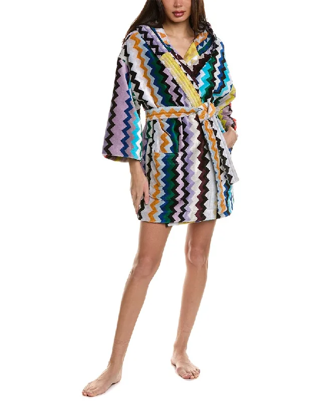 Women's Formal Event Outfit Missoni Home Carlie Hooded Bathrobe