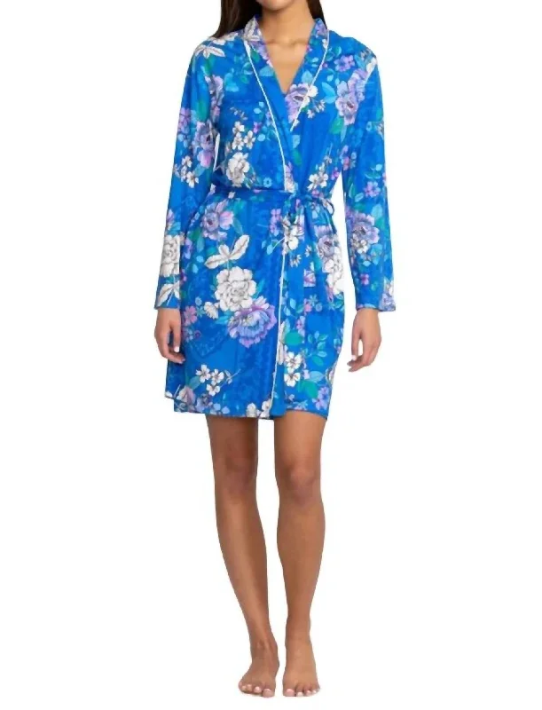 Luxury Women's Clothes Dove Sleep Robe In Blue Multi