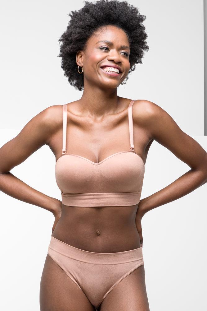 Women's Office Attire Seam-Free Multiway Bra Natural