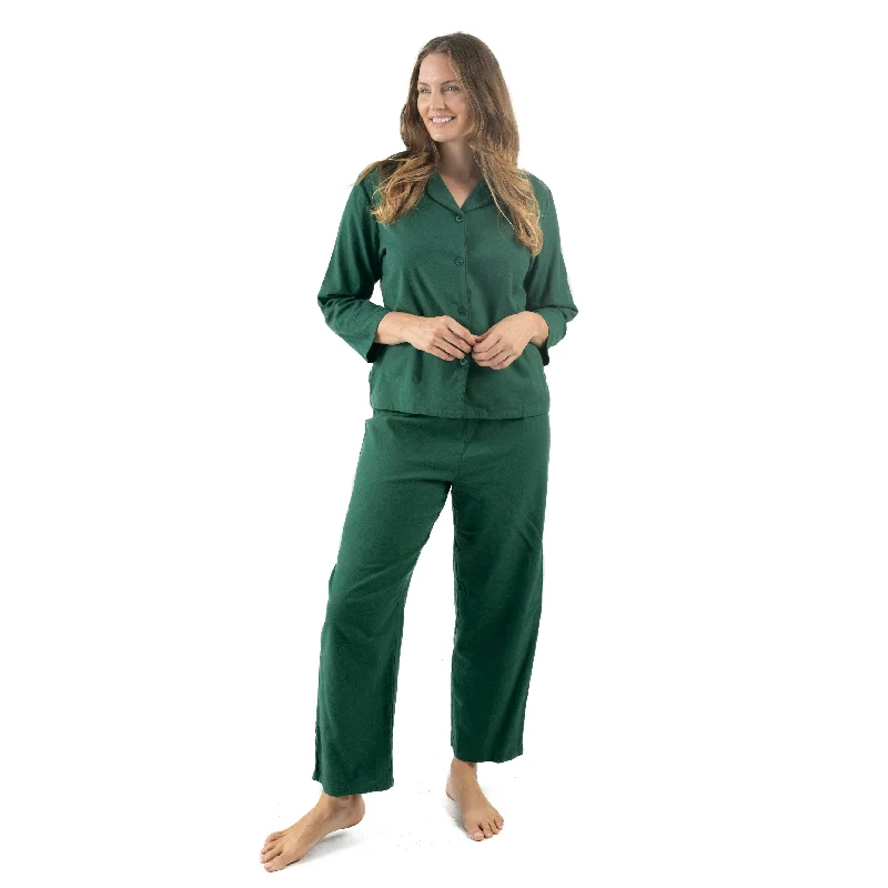 Charming Women's Outfit For Special Occasions Womens Two Piece Flannel Pajamas