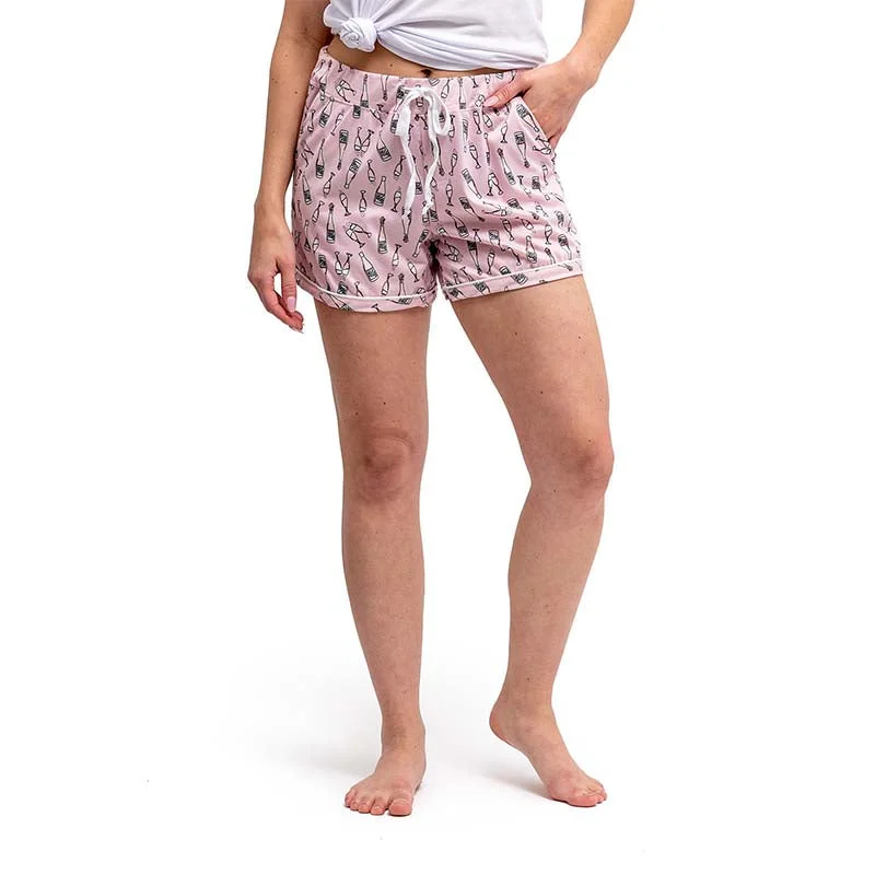 Women's Evening Apparel Happy Hour Drawstring Pajama Shorts