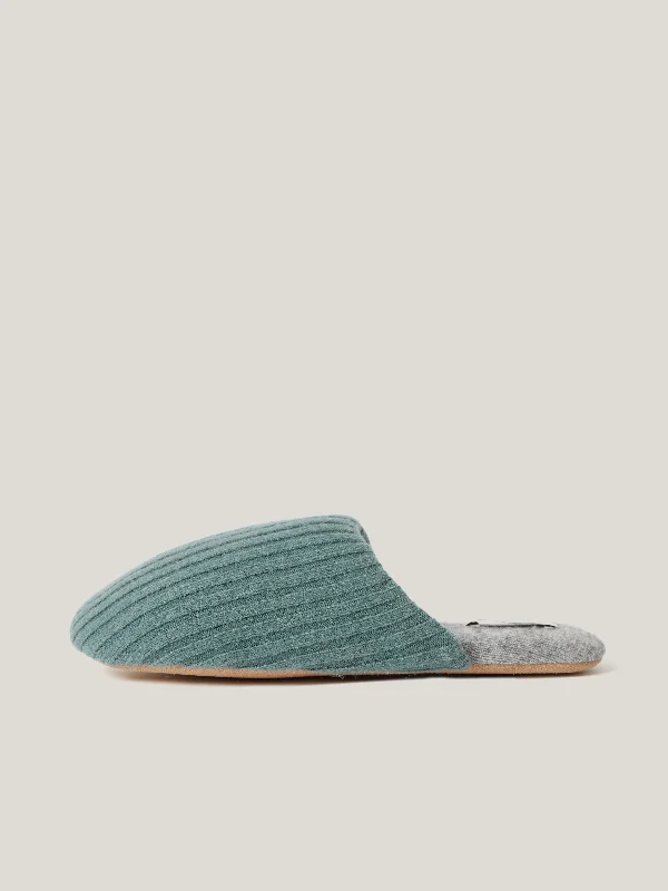 Women's Casual Garments Compact Wool Slipper | Blue