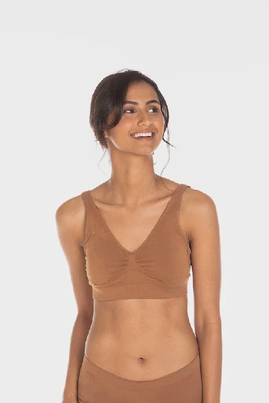 Women's Vacation Outfit BOODY IS Padded Bra Nude 4