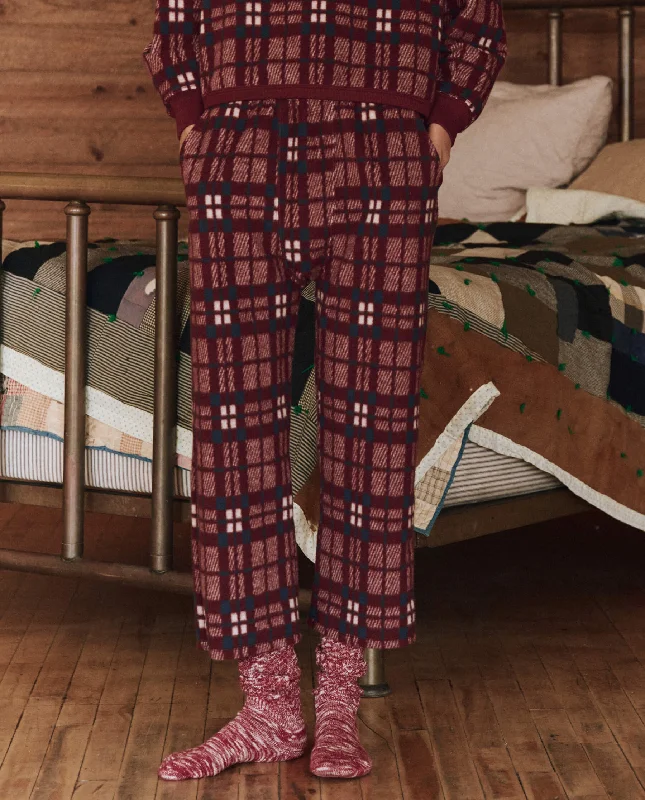 Charming Women's Clothes For Special Events The Plush Fleece Pajama Pant. -- Fireside Plaid