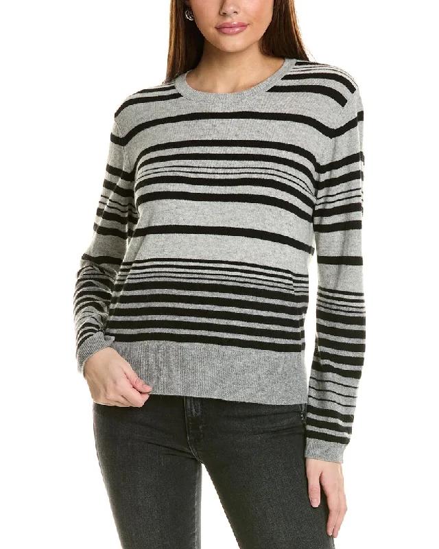 Formal Attire For Women Collaboration Dahlia Stripe Cashmere Sweater