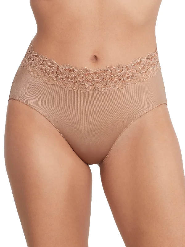 Women's Relaxed Clothes Camio Mio Women's Shine Brief With Lace