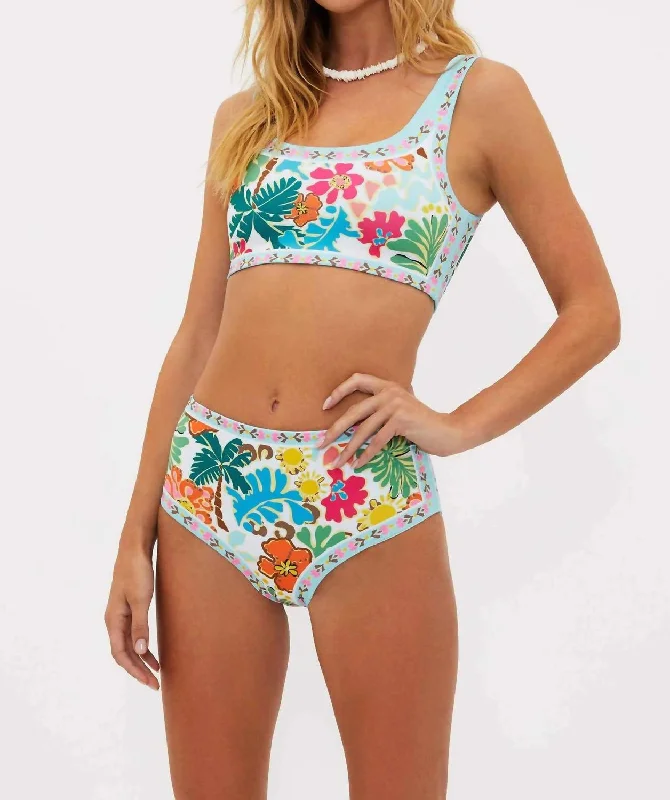 Stylish Women's Clothing Marcella Bottom In Tropical Sands