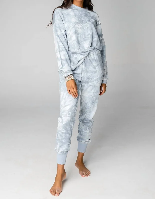 Women's Apparel And Garments Lounge Bottoms In Grey Clouds