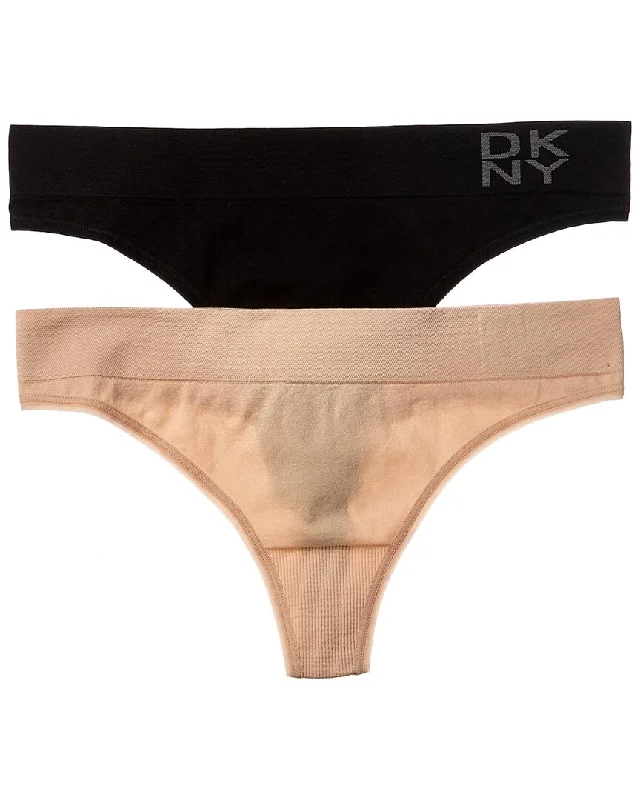 Women's Casual Wear Outfit DKNY Set of 2 Energy Seamless Thong