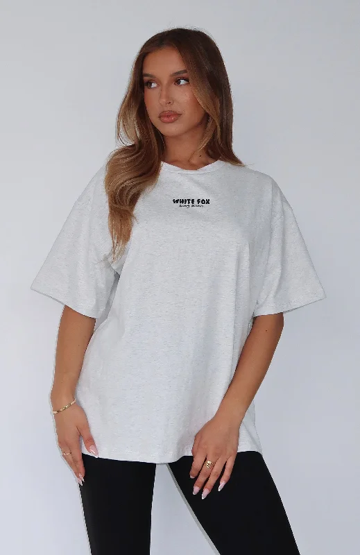 Women's Elegant Garments All I've Got Oversized Tee Grey Marle