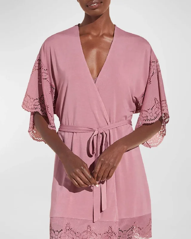 Stylish Women's Outfit Beatrix Robe In Foxglove