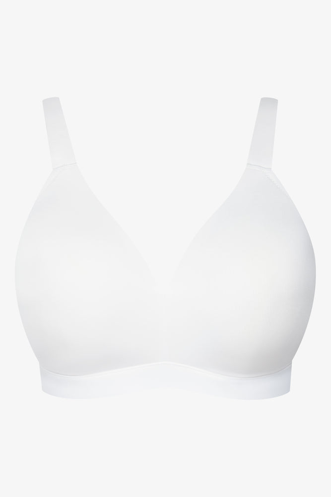 Women's Evening Wear Outfit Padded Wire Free Bra White