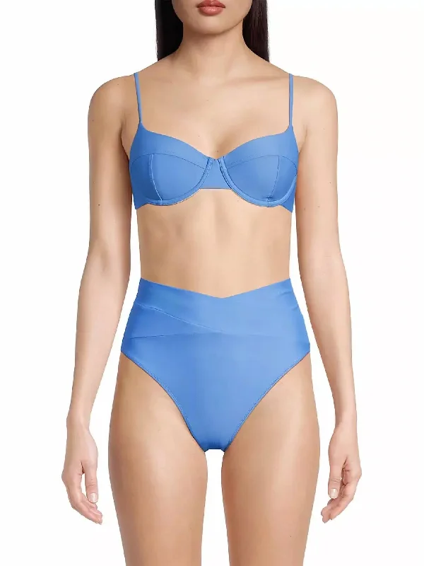 Affordable Women's Attire Mona Underwire Bikini Top In Serene Blue