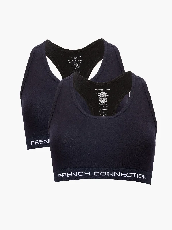 Women's Timeless Attire French Connection 2 Pack Crop Top