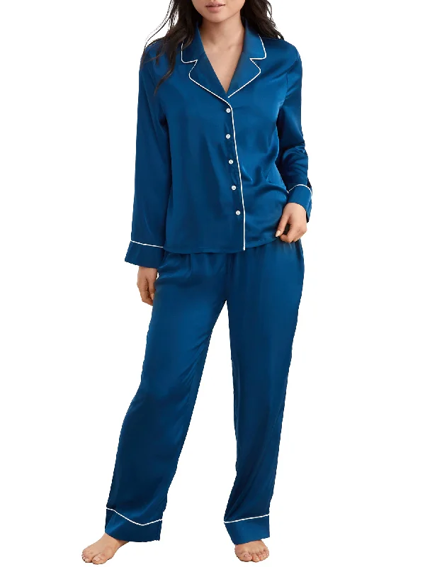 Women's Clothes For Outdoor Events Bare Women's Washed Satin Pajama Set