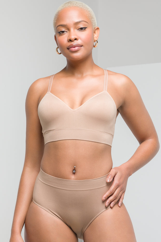 Affordable Luxury Women's Apparel Bralette Natural