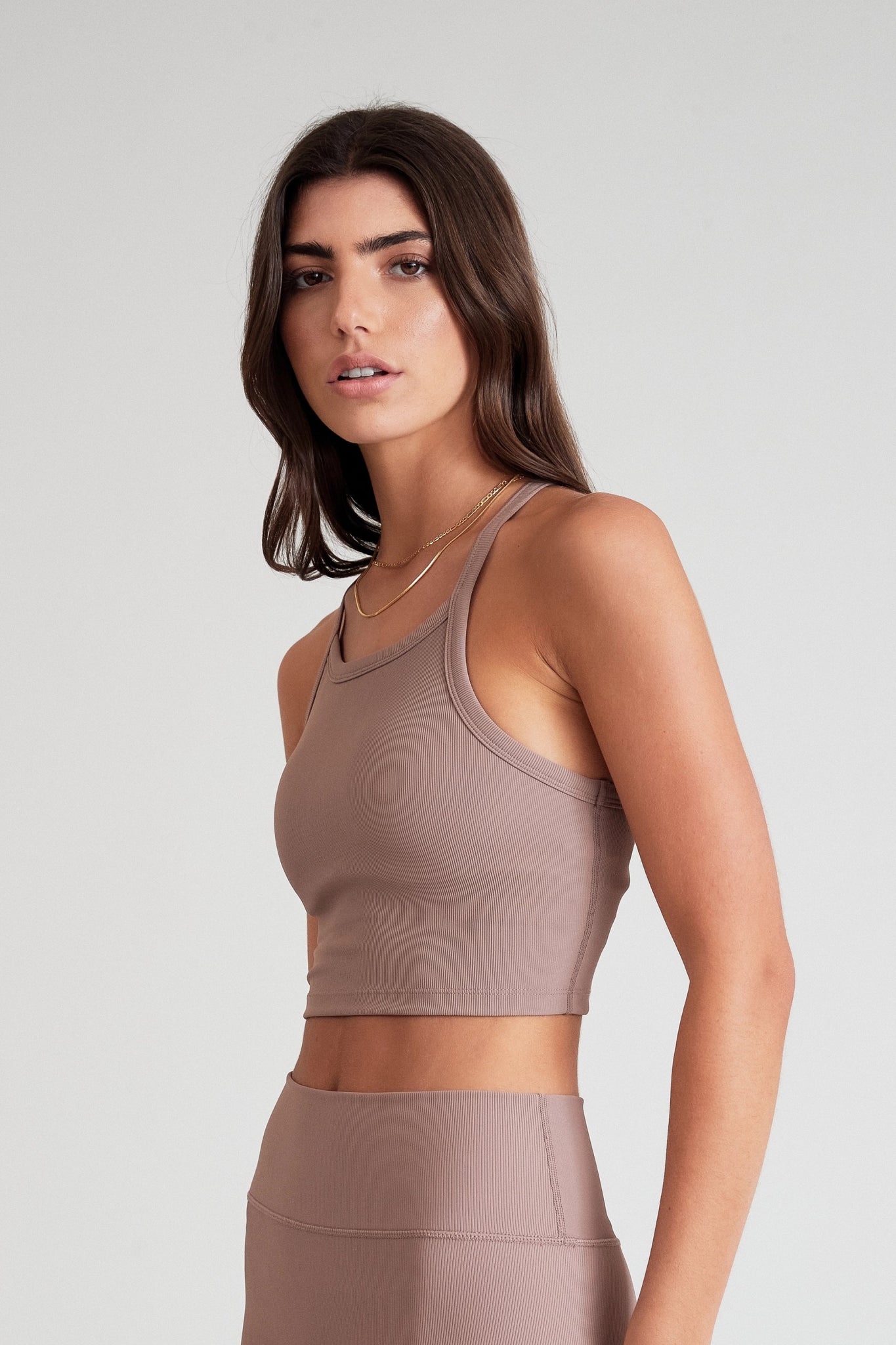 Women's Clothes And Apparel EcoRib Strap Racer Crop