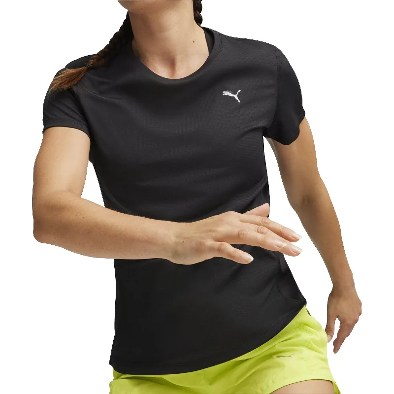 Women's Loungewear Clothes Puma Run Favourite Velocity Short Sleeve Womens Running Top - Black