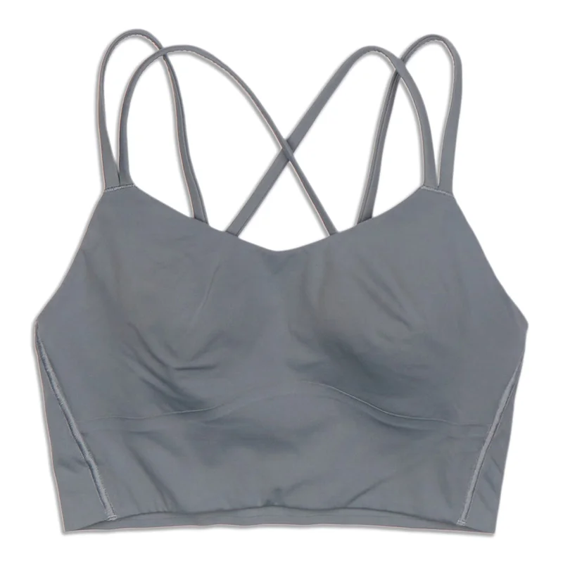 Women's Outfit For The Office Like A Cloud Ribbed Longline Bra - Resale