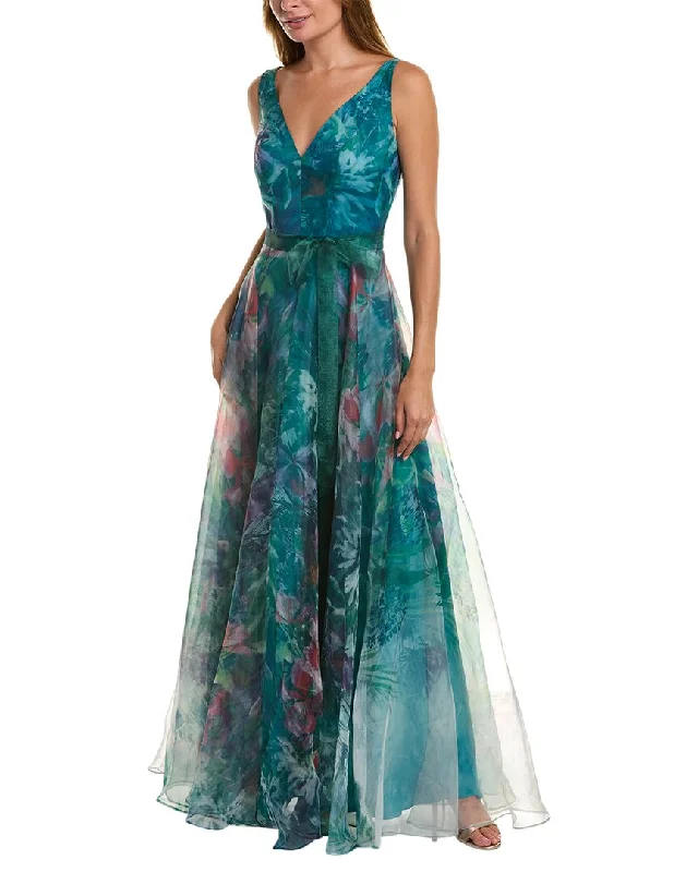 Women's Vacation Clothes Rene Ruiz Organza Gown