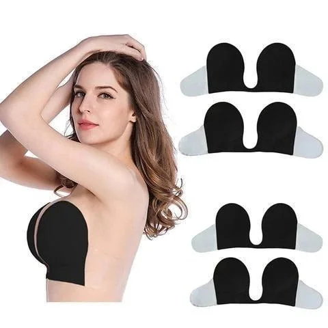 Women's Holiday Apparel Gathered strapless invisible bra