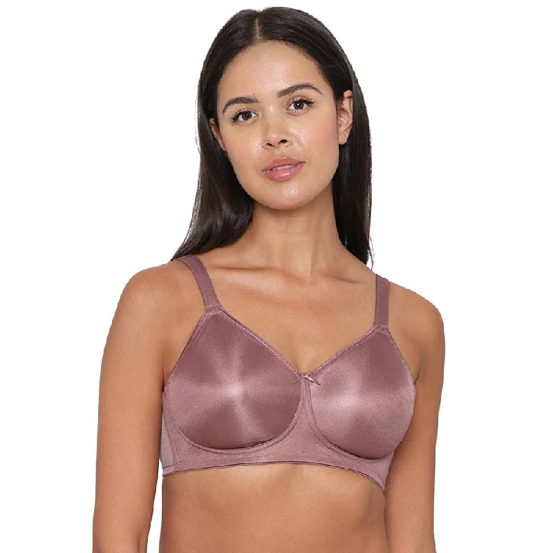 Affordable Trendy Clothes For Women Pixie 2.0 Non Padded Non-Wired Full Cup Everyday Wear Plus Size Full Support Minimizer Bra - Brown